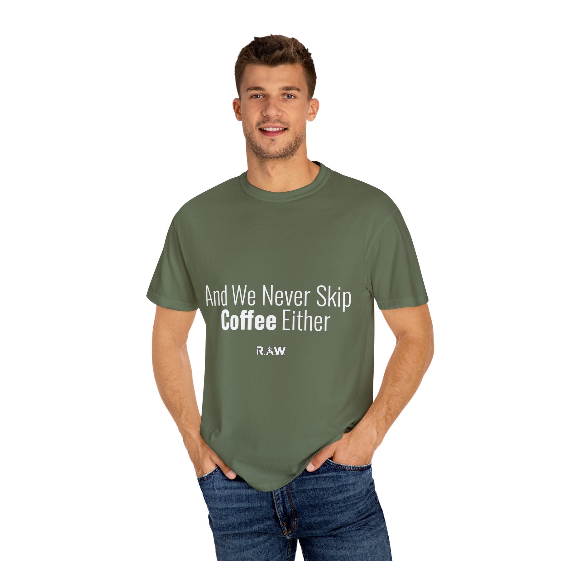"We Never Skip Coffee Either" Bestie Tee