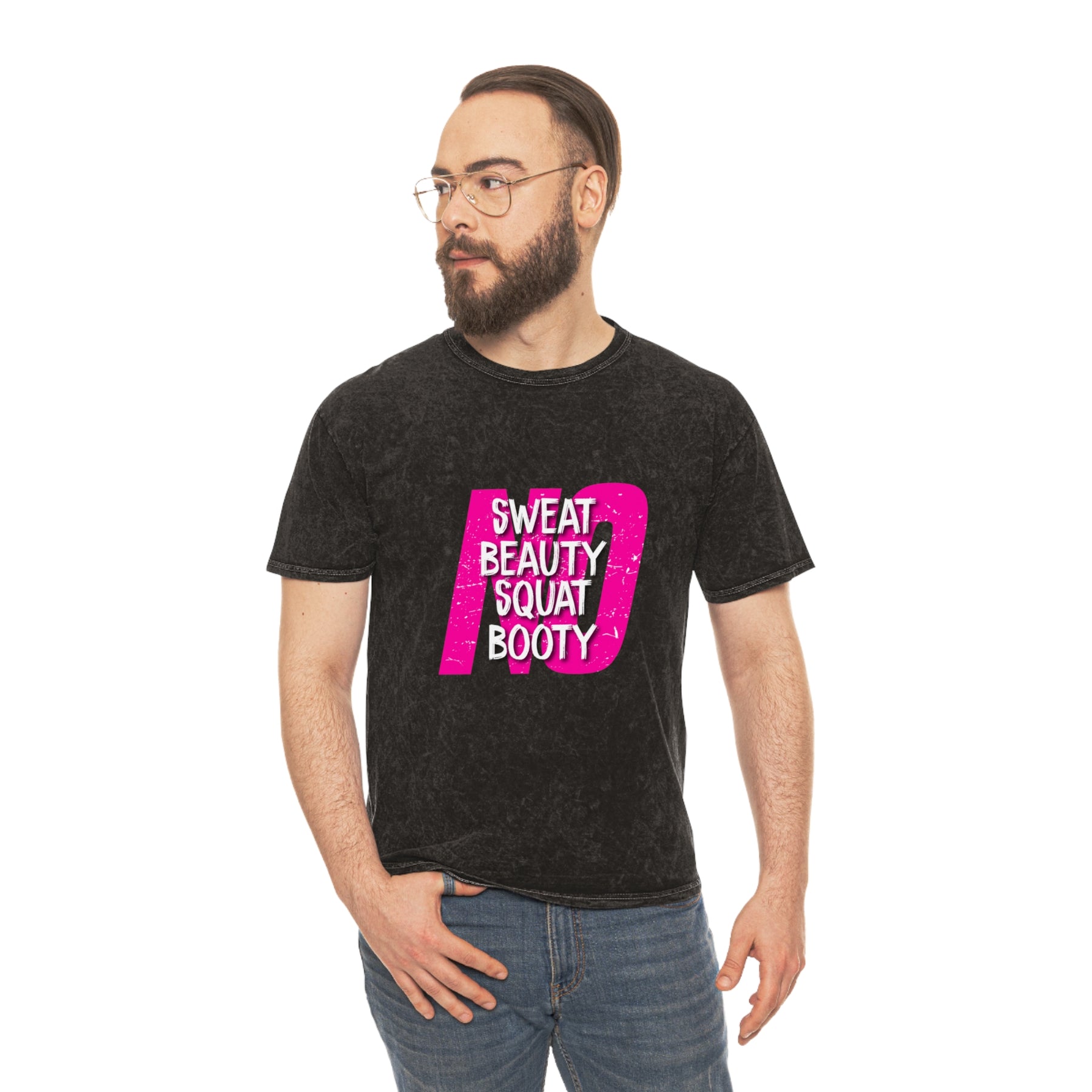 Sweat Beauty Squat Booty Washed Gym Shirt
