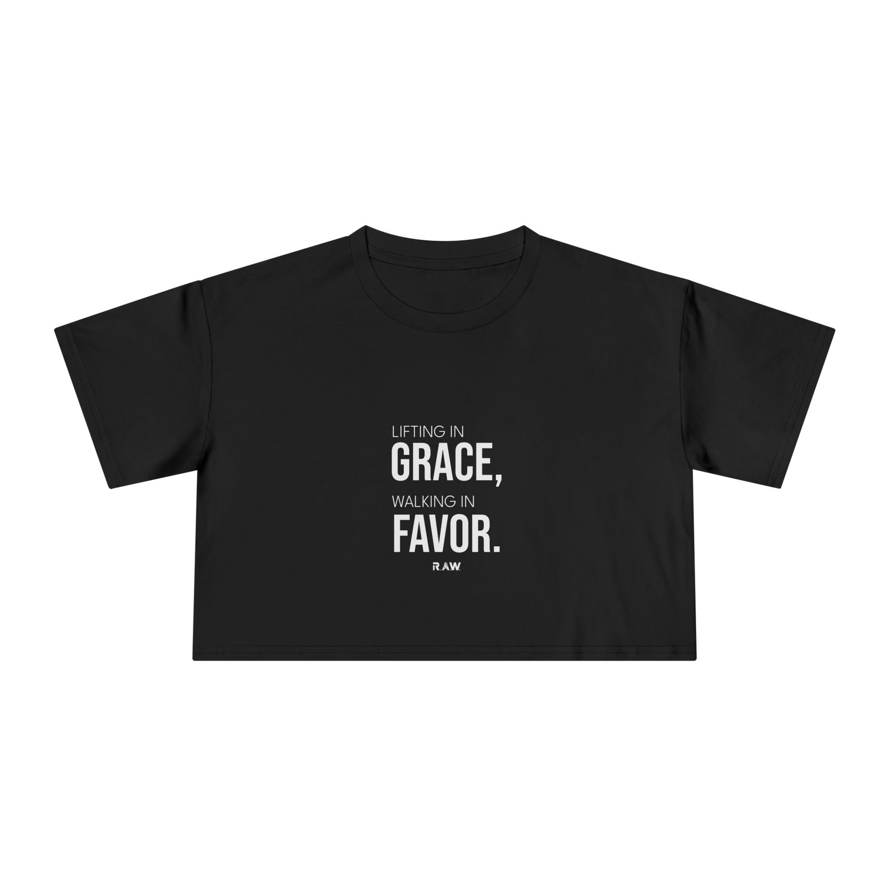 Lifting In Grace - Crop Tee