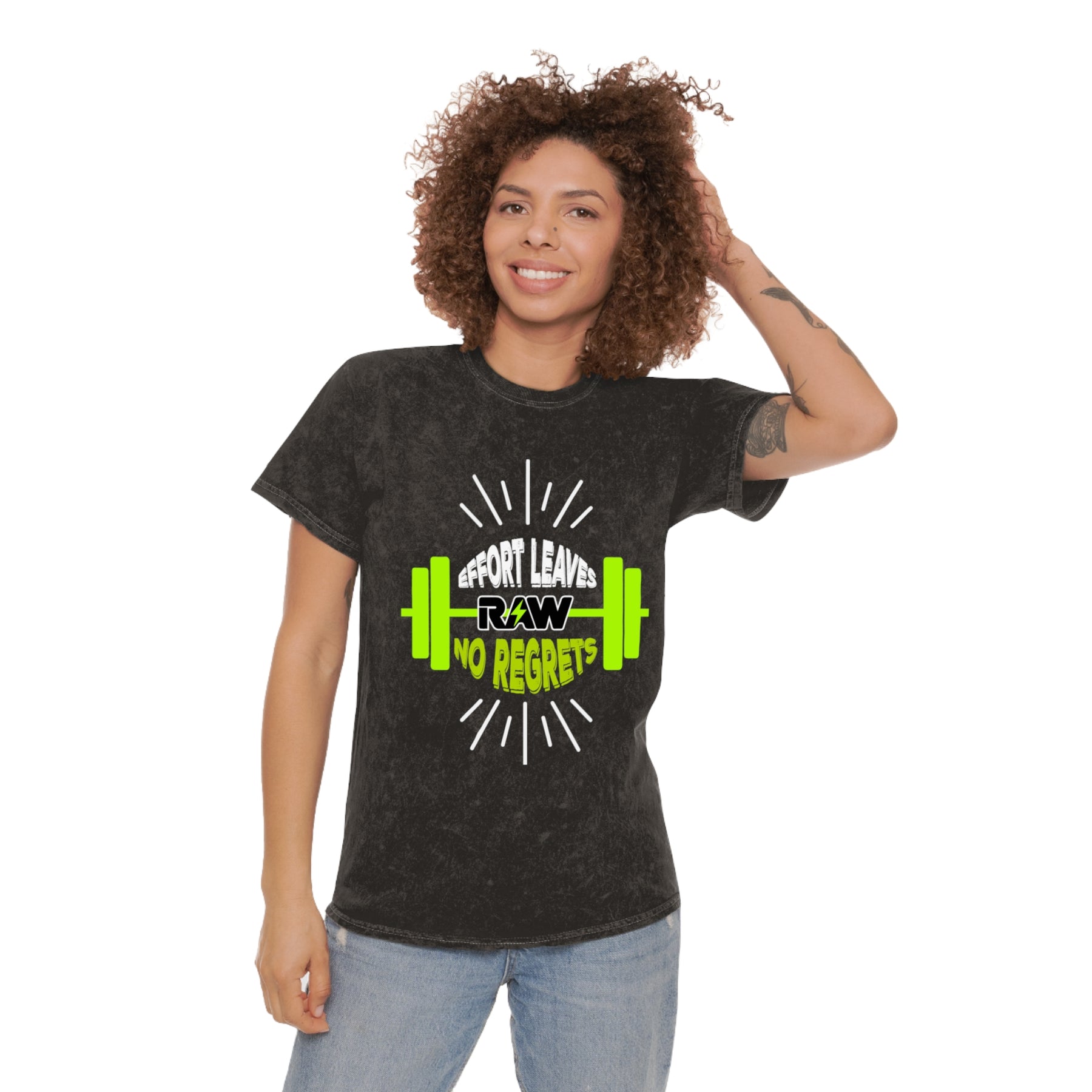 Effort Leaves Noe Regrets Washed Gym Shirt