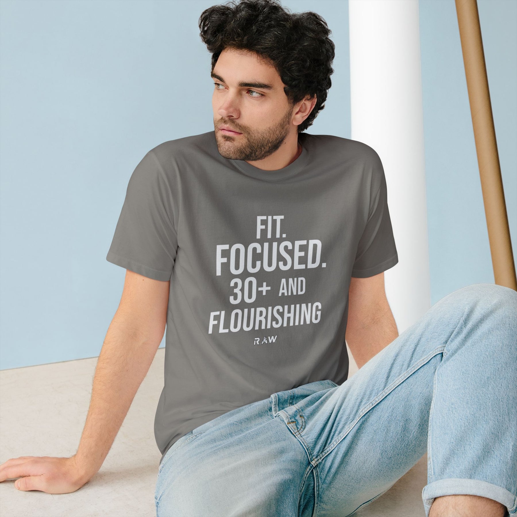 Fit, Focused & Flourishing at 30+ Organic Staple Tee