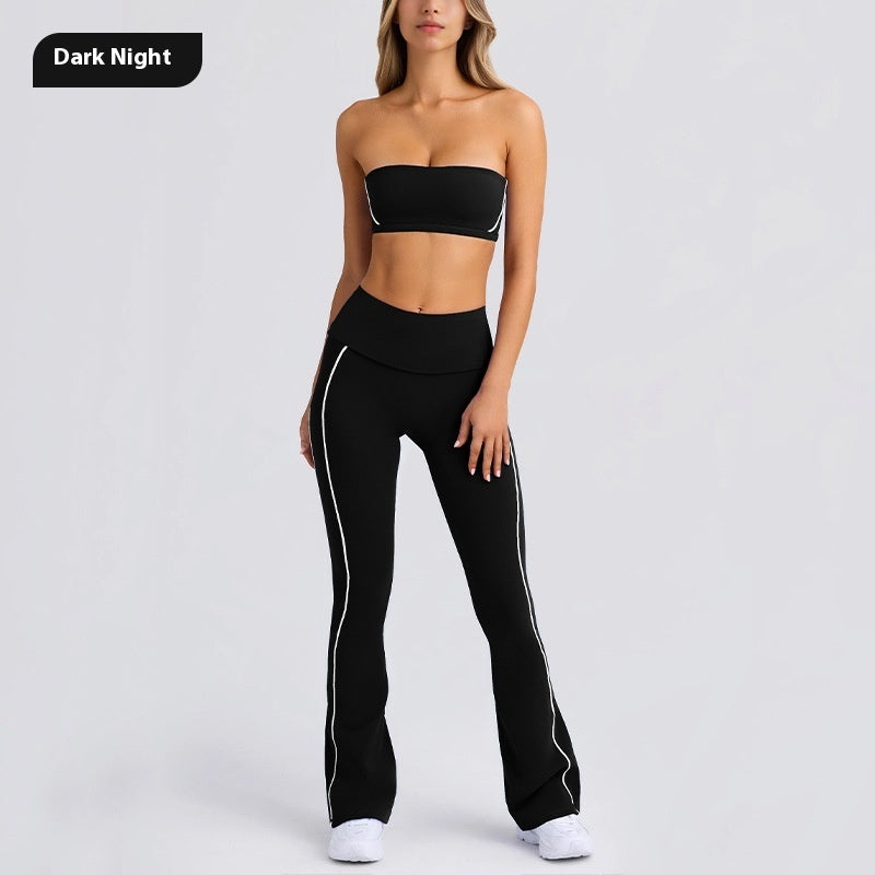 Flow Set – Tube or Halter Top + Flared Leggings