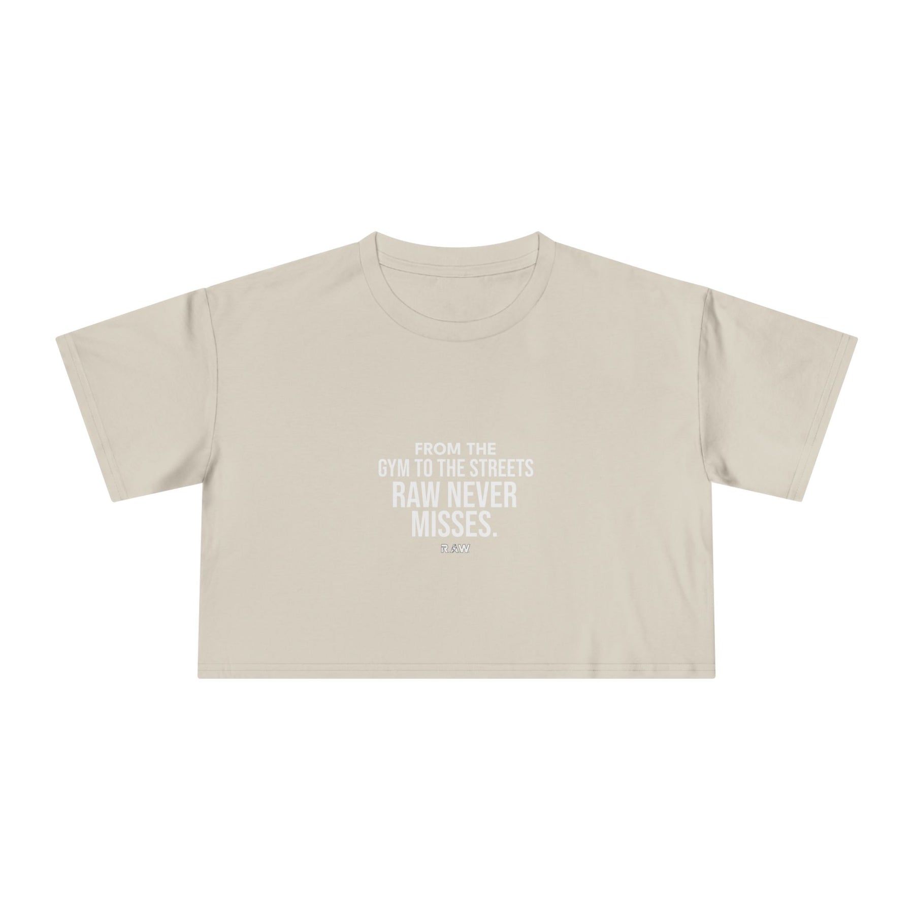 RAW Never Misses - Crop Tee