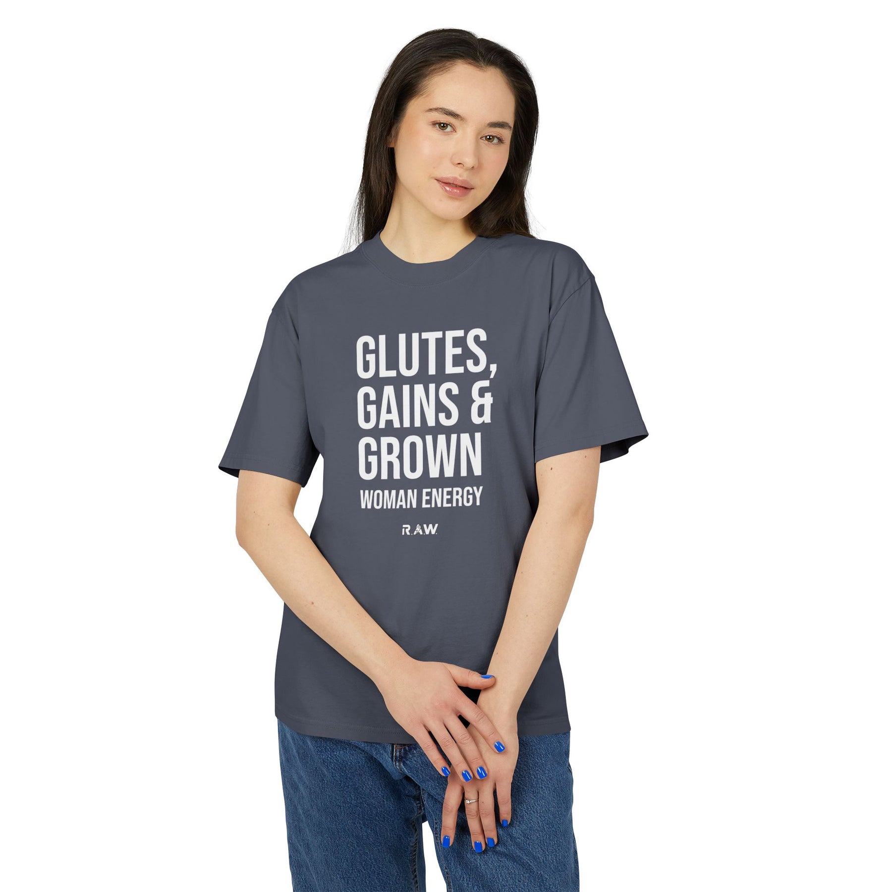 Grown Woman Energy – Faded Oversized Tee
