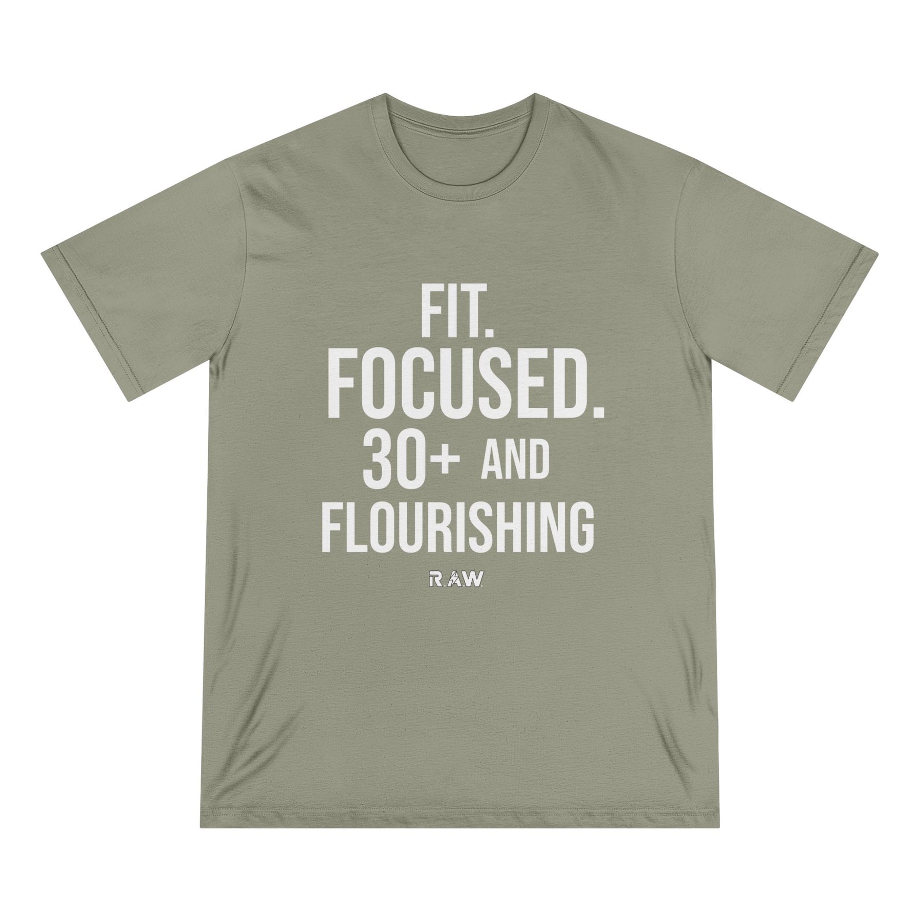 Fit, Focused & Flourishing at 30+ Organic Staple Tee