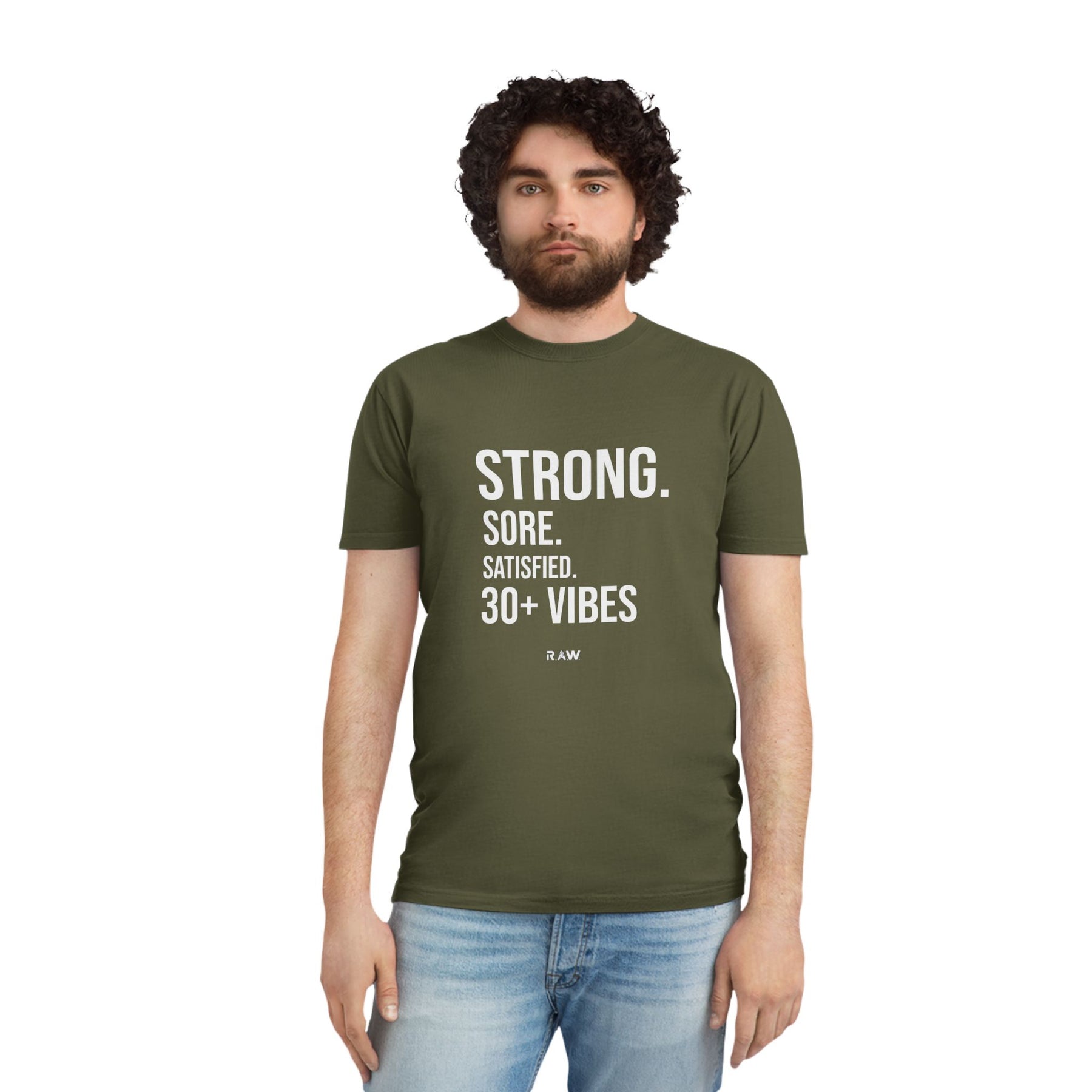 Strong, Sore, Satisfied – 30+ Power Tee