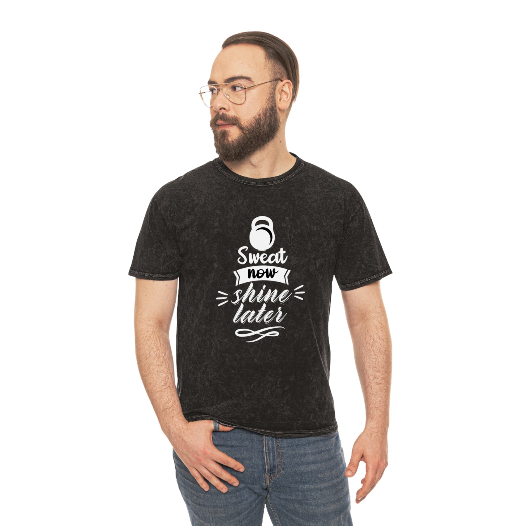 Sweat Now Shine Later Washed Gym Shirt