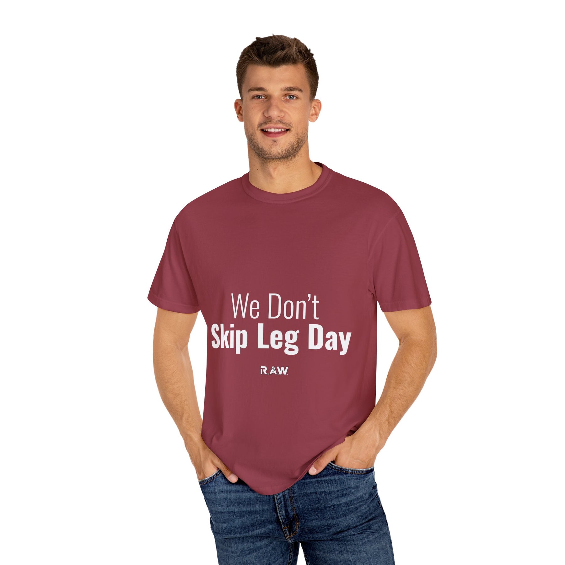 "We Don't Skip Leg Day" Tee