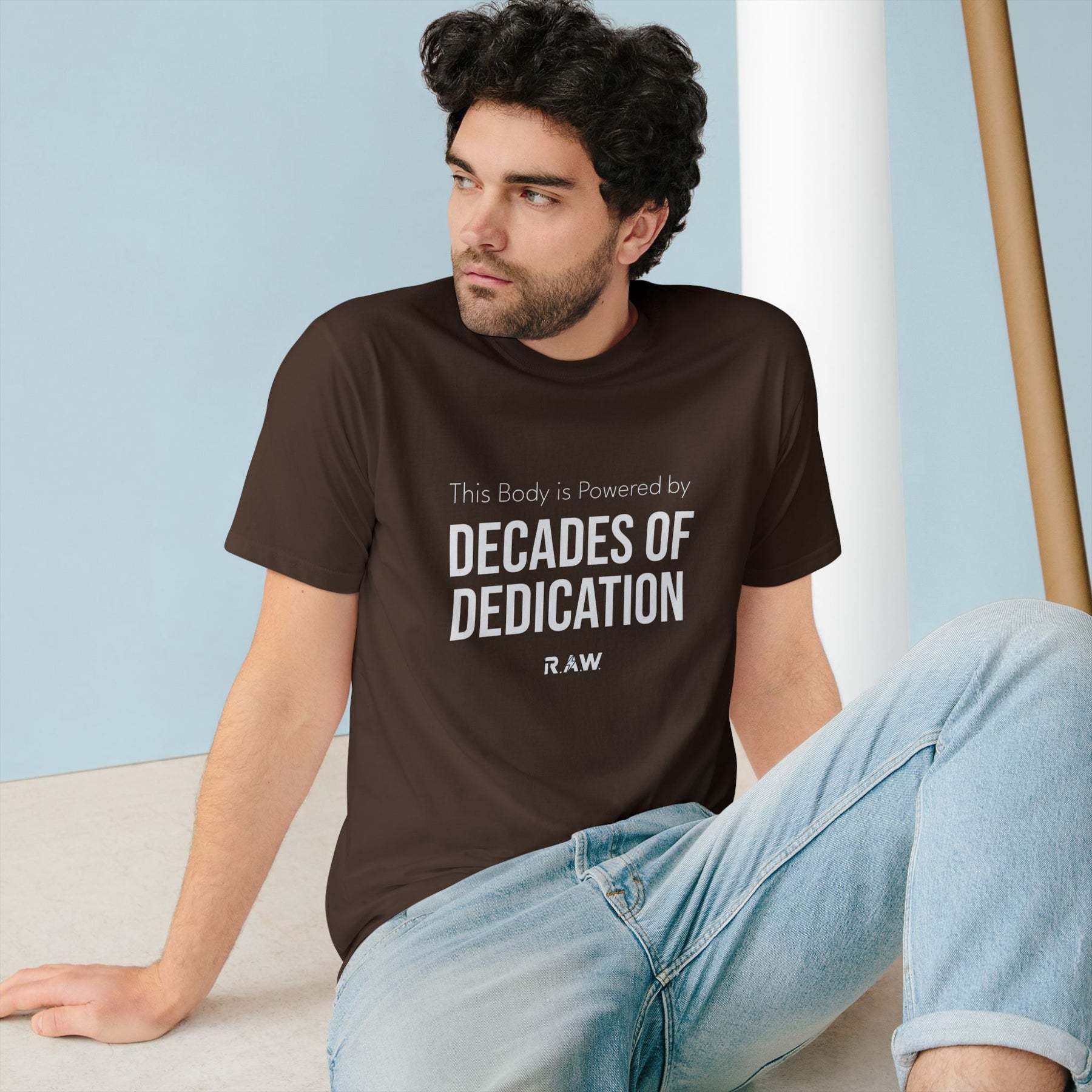This Body Is Powered by Decades of Dedication Tee