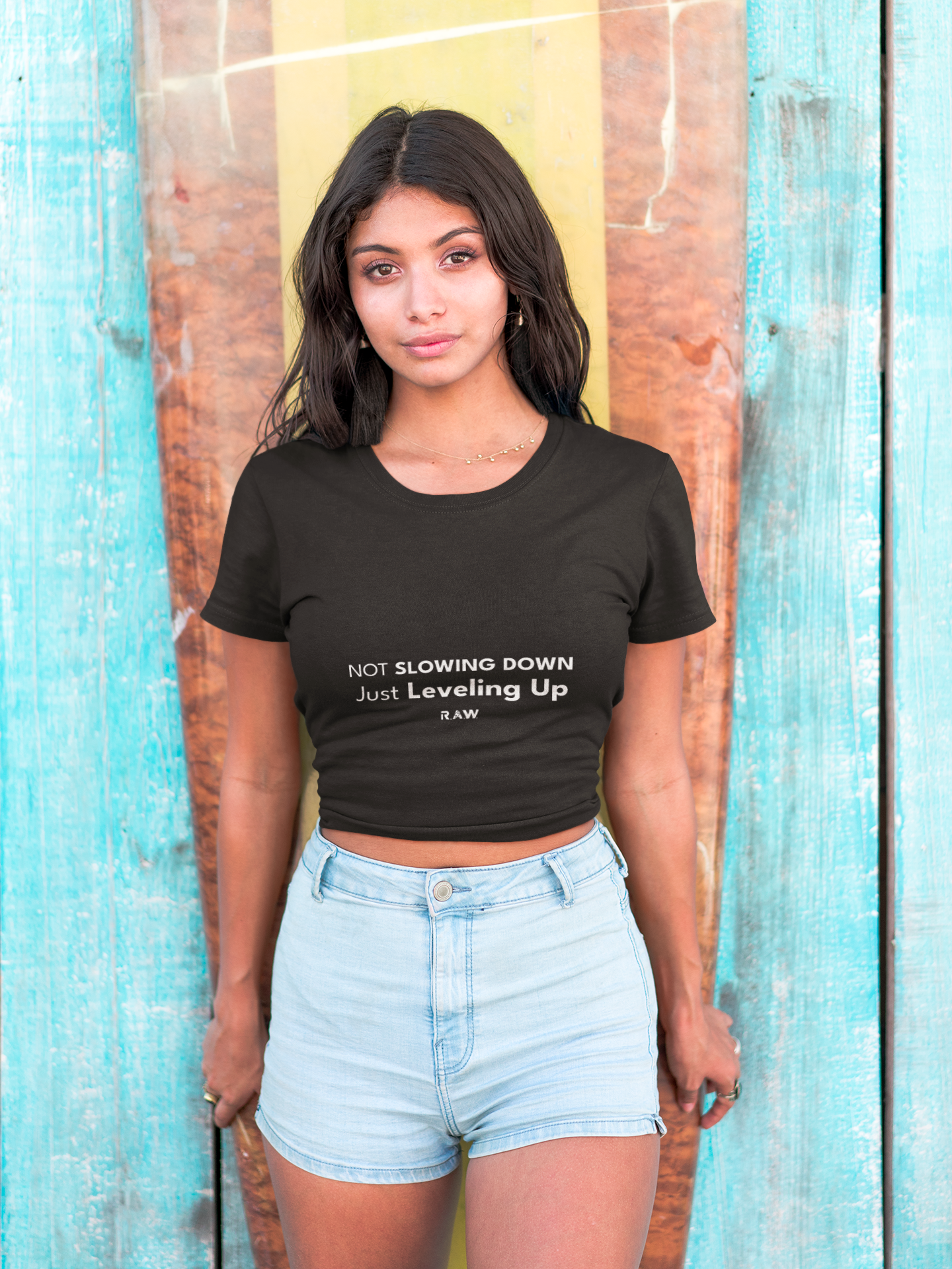 Level-Up Mode Crop Tee