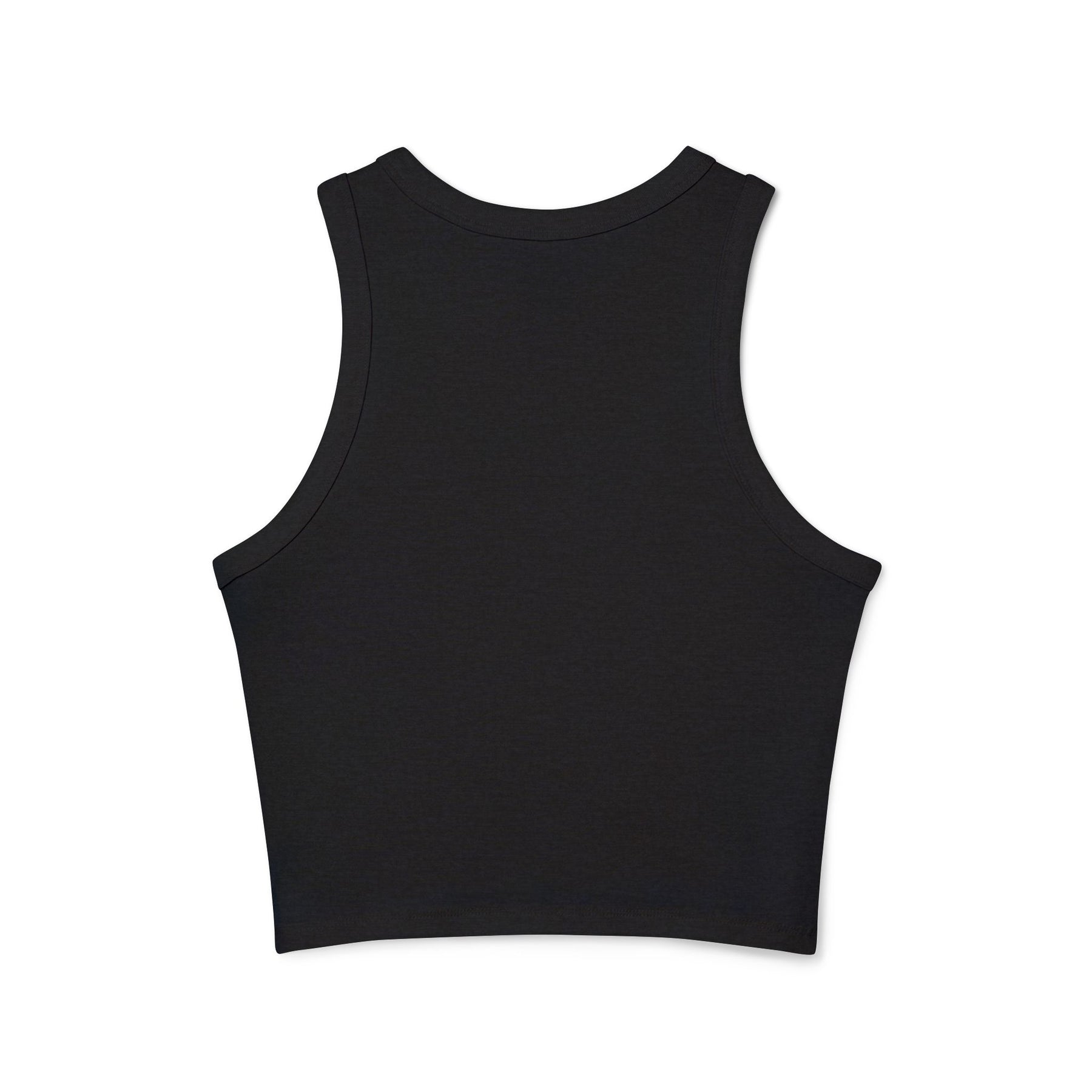 Body Built, Mind Unbothered. Women's Micro Rib Racer Tank Top