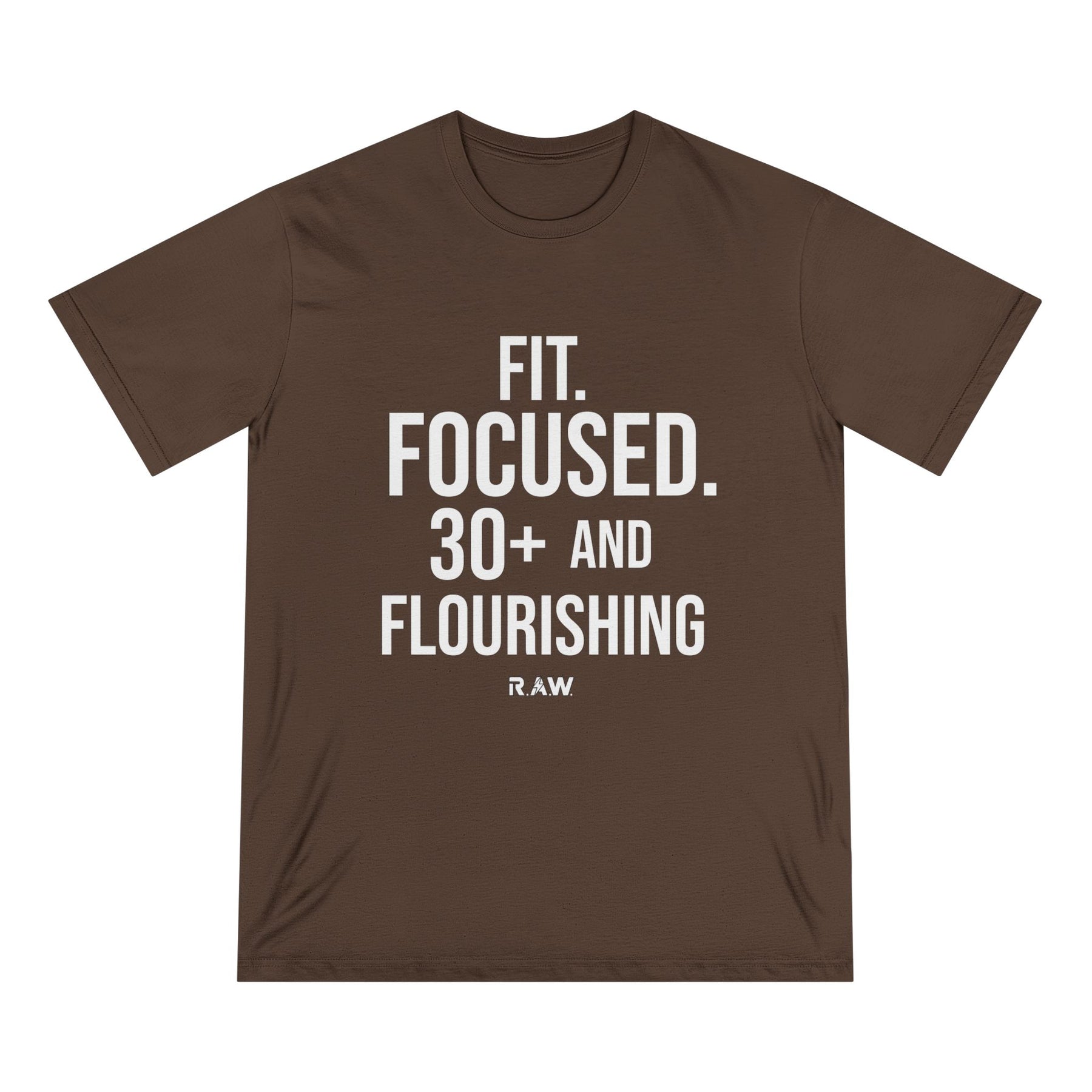 Fit, Focused & Flourishing at 30+ Organic Staple Tee