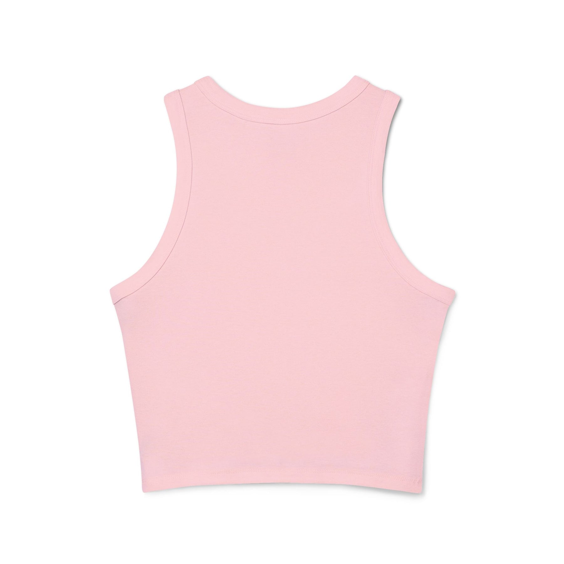 Body Built, Mind Unbothered. Women's Micro Rib Racer Tank Top