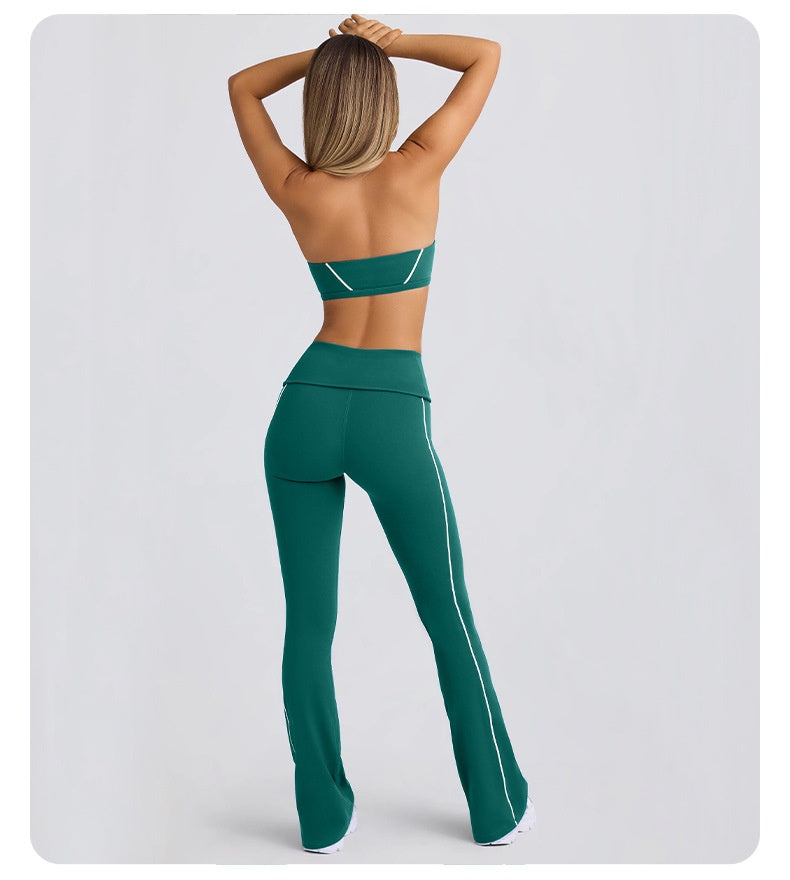 Flow Set – Tube or Halter Top + Flared Leggings