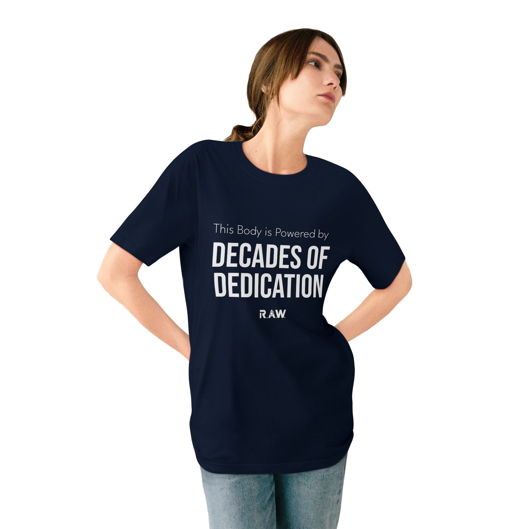 This Body Is Powered by Decades of Dedication Tee