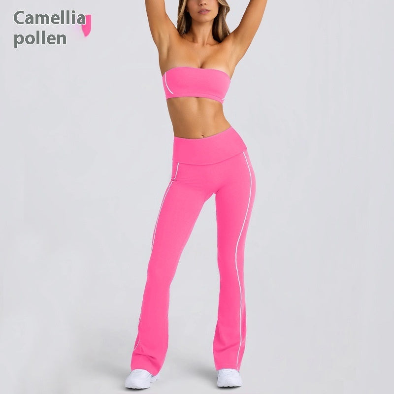 Flow Set – Tube or Halter Top + Flared Leggings