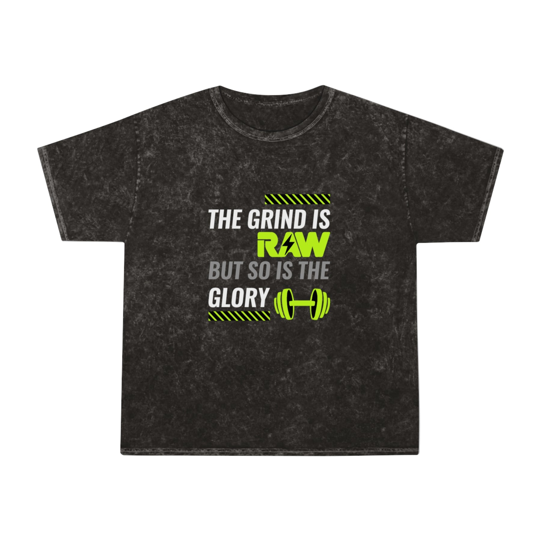 Grind Is RAW So The Glory Washed Gym Shirt