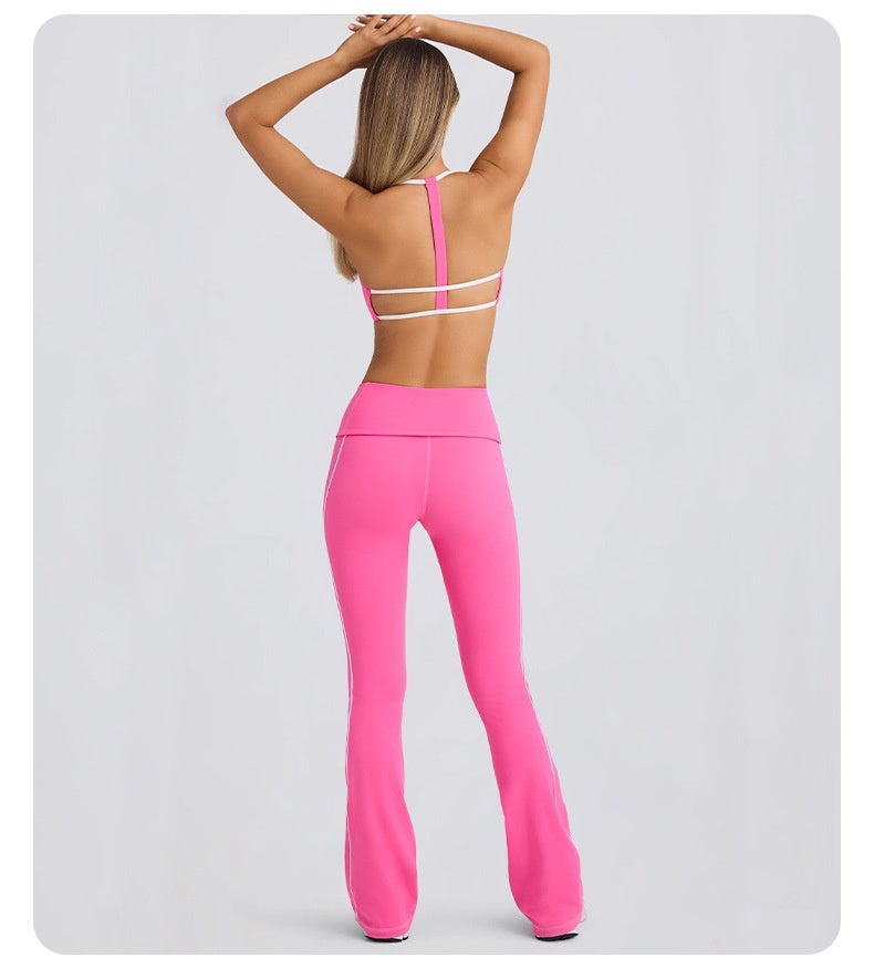 Flow Set – Tube or Halter Top + Flared Leggings