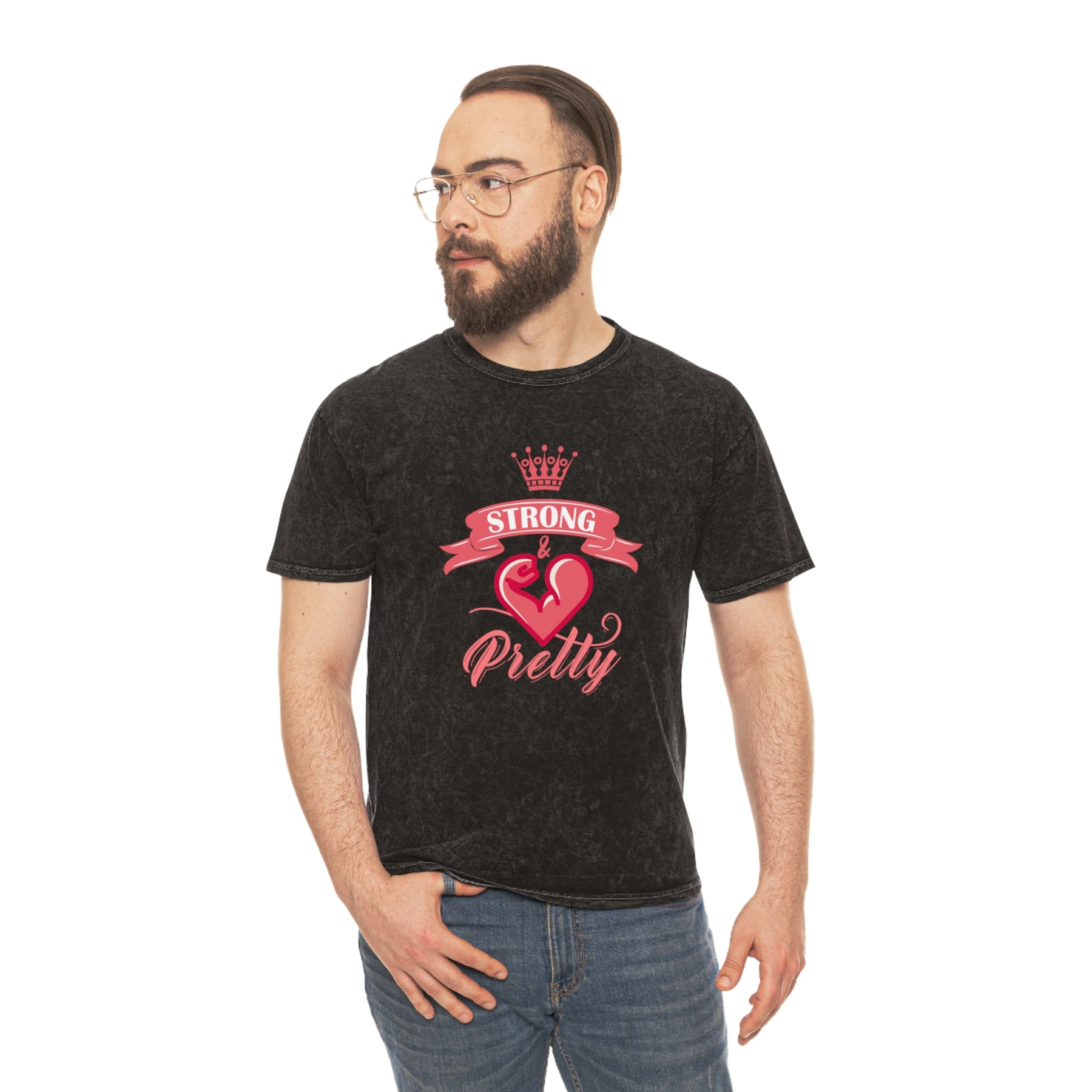 Strong & Pretty Washed Gym Shirt