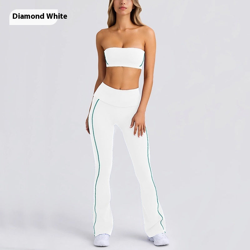 Flow Set – Tube or Halter Top + Flared Leggings