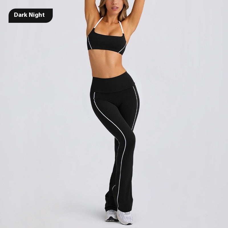 Flow Set – Tube or Halter Top + Flared Leggings