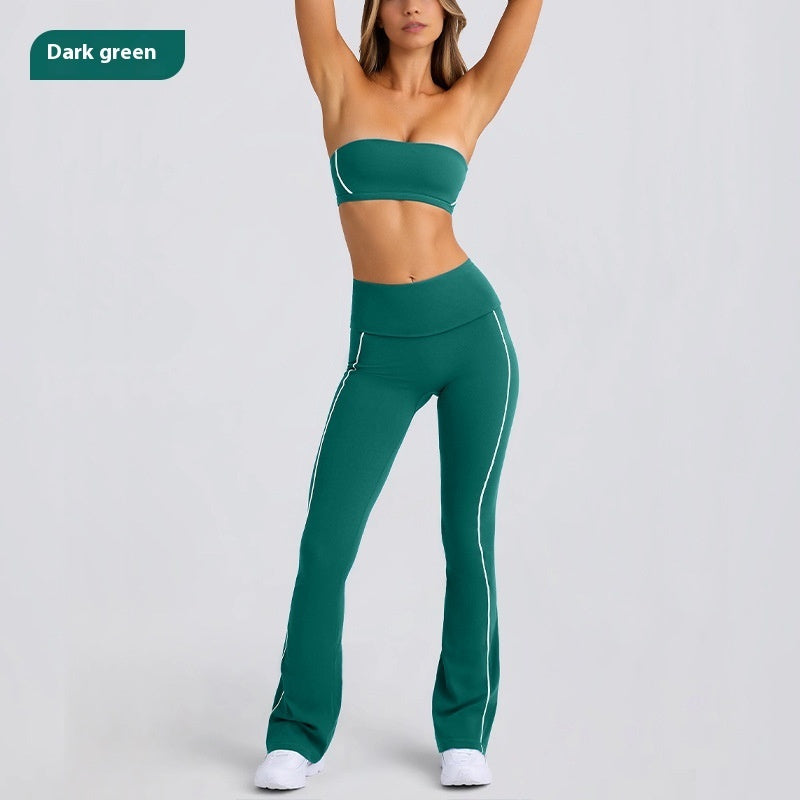 Flow Set – Tube or Halter Top + Flared Leggings