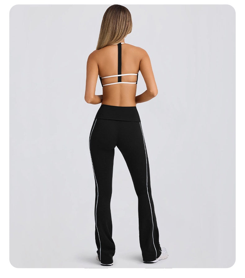 Flow Set – Tube or Halter Top + Flared Leggings