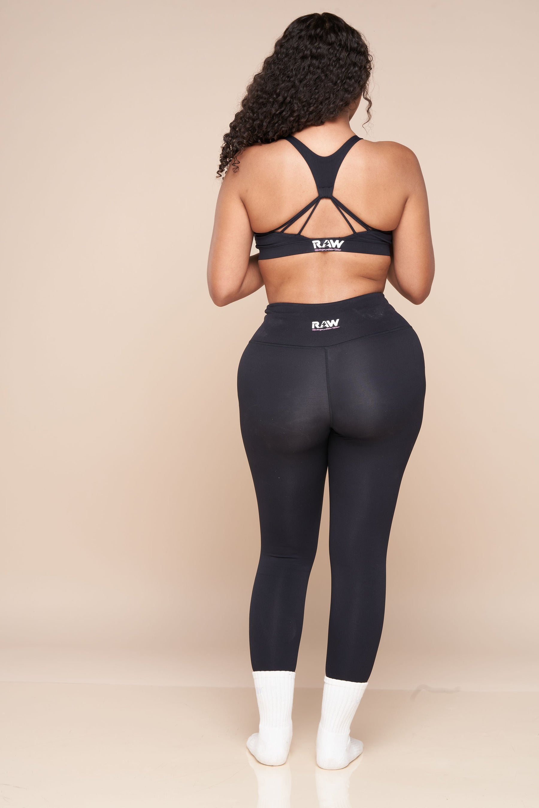 Refocus Me (Black) Sports Bra