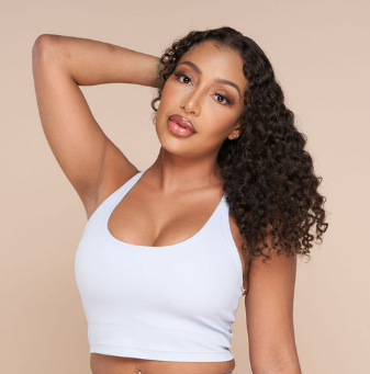 Get Committed (Baby Blue) Sports Bra