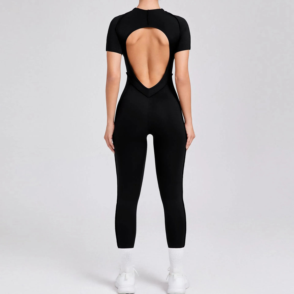 FlexEase Full-Length Jumpsuit (Short Sleeves & Long Pants)