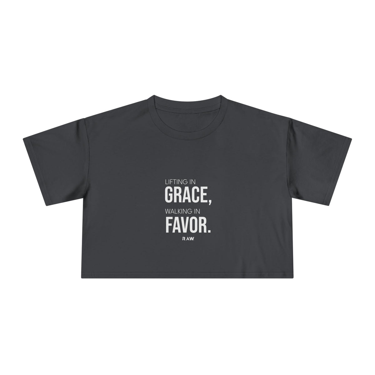 Lifting In Grace - Crop Tee