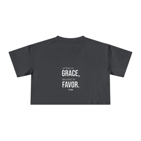 Lifting In Grace - Crop Tee