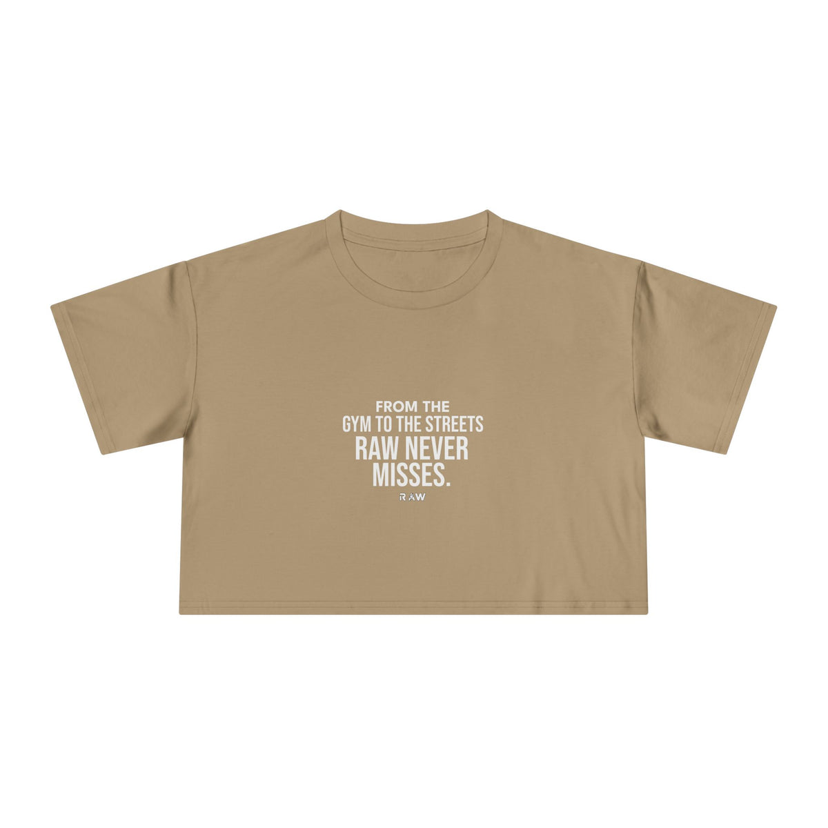 RAW Never Misses - Crop Tee
