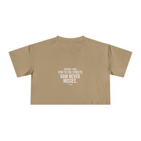 RAW Never Misses - Crop Tee