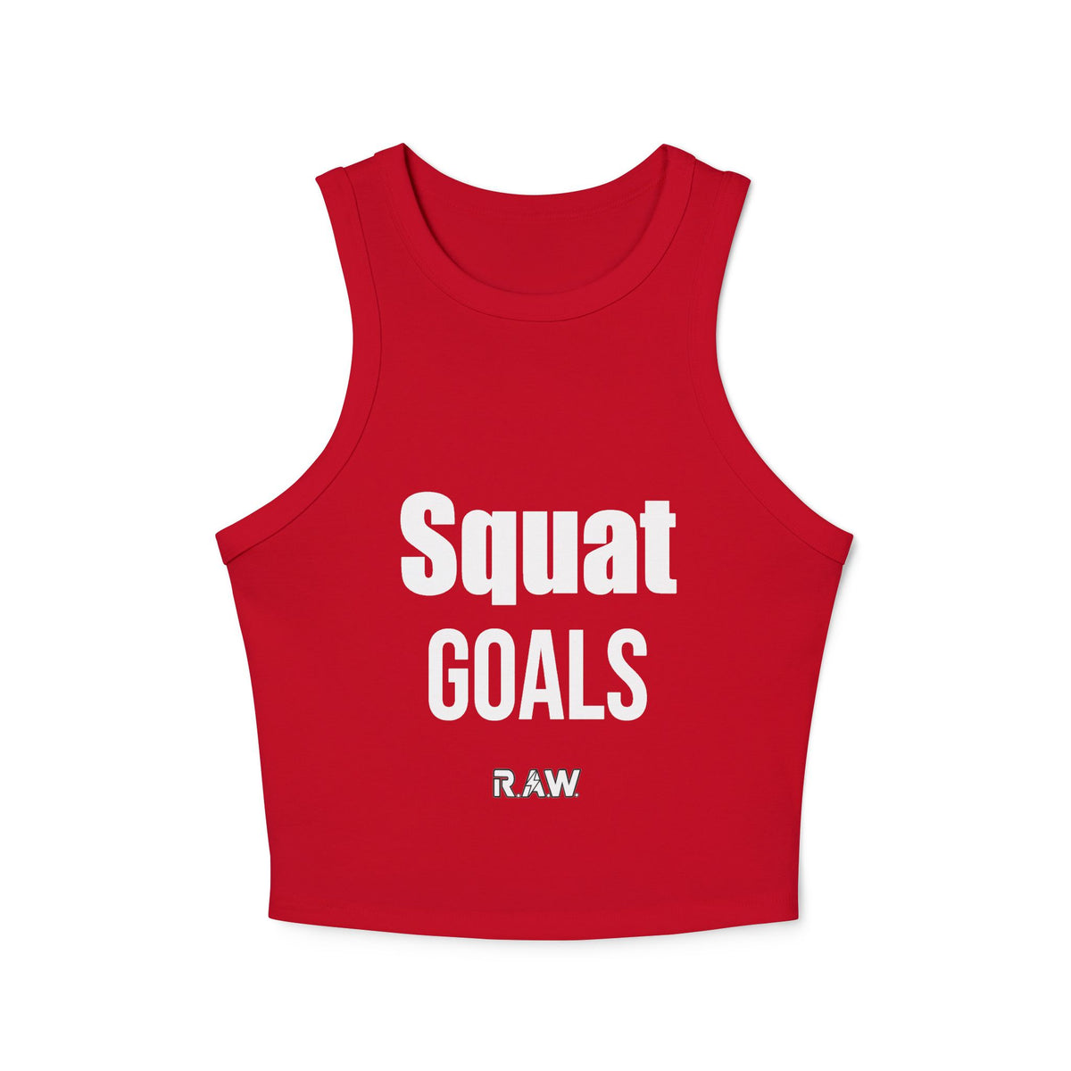 "Squat Goals" Fitted Tank