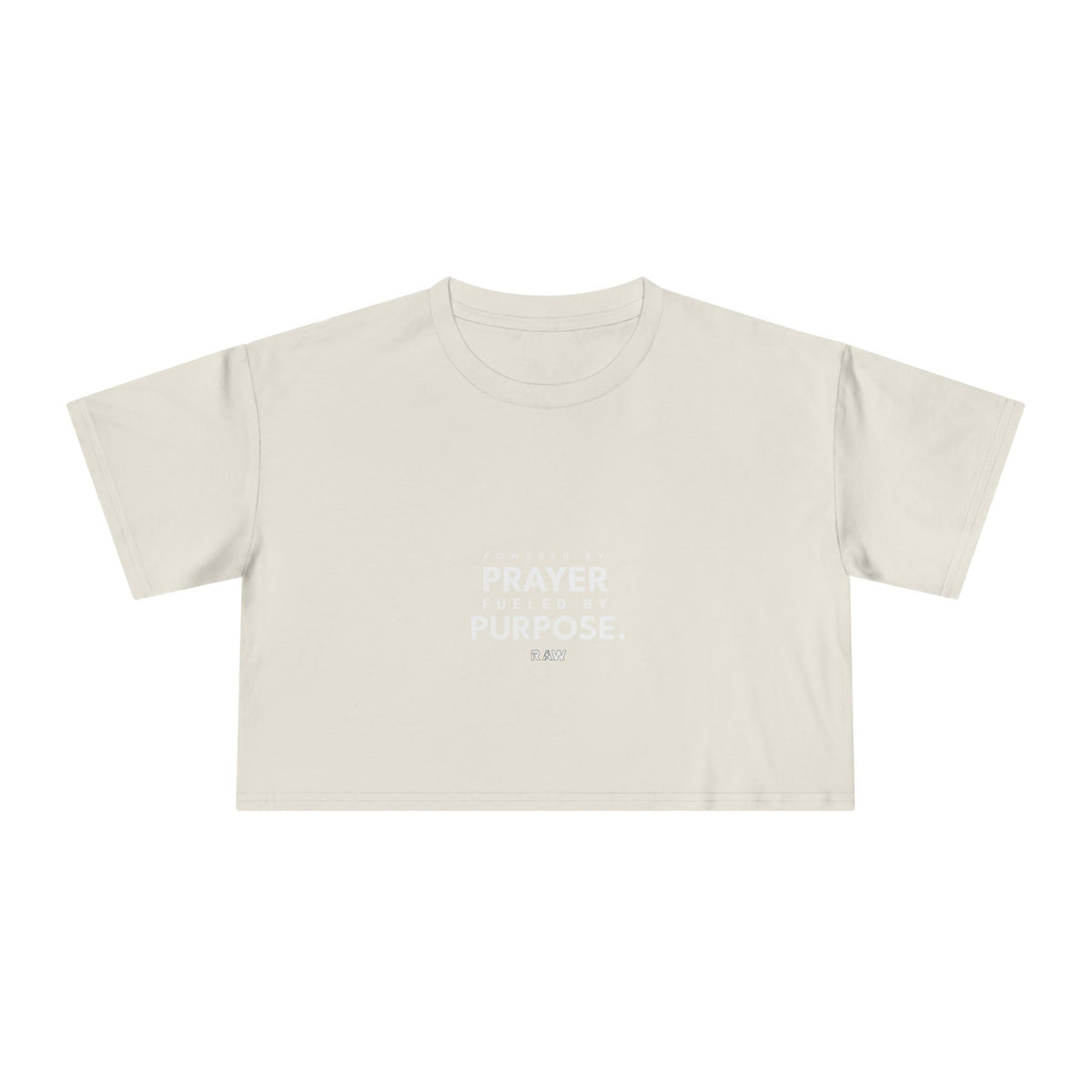 Powered by Prayer - Crop Tee