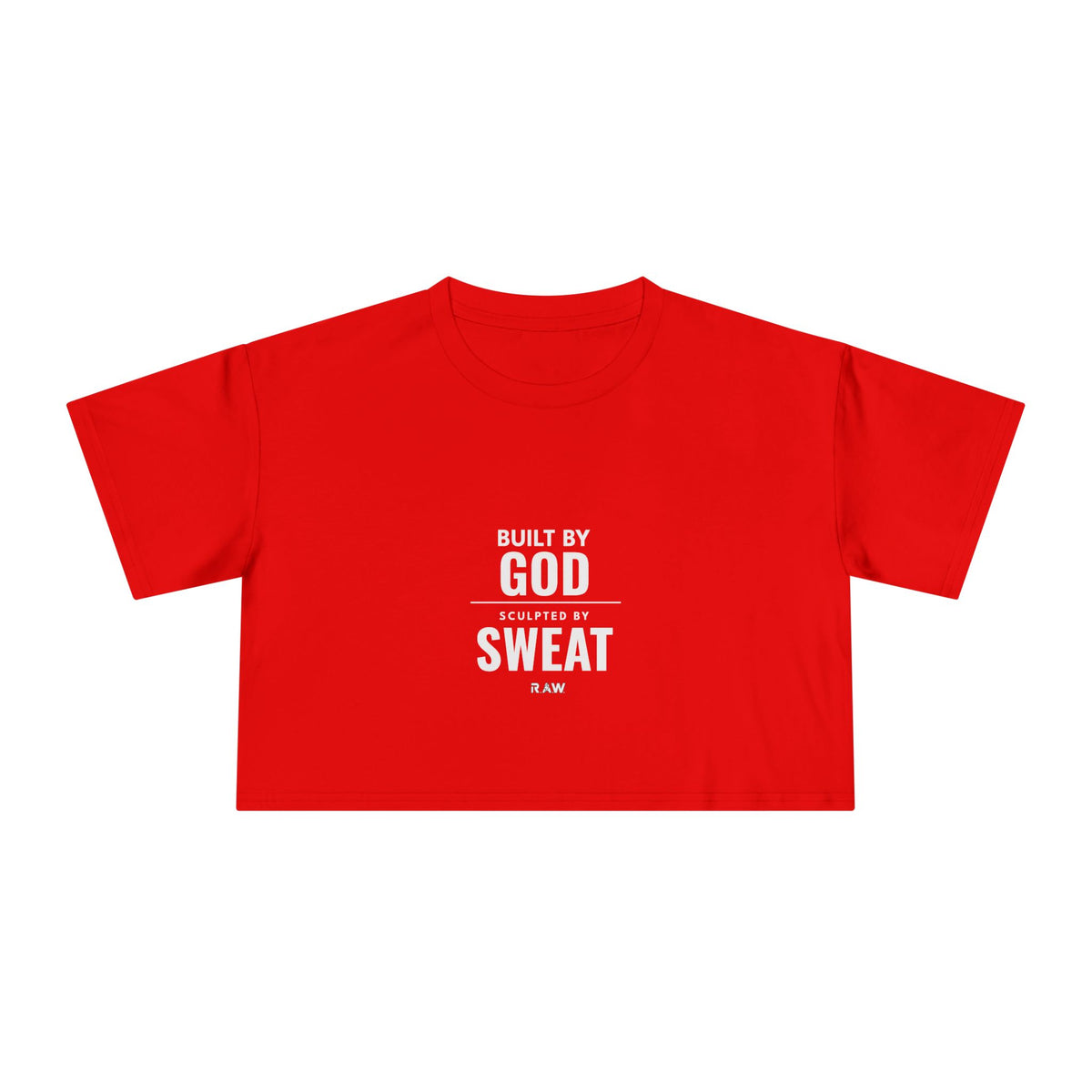 Built By God - Crop Tee