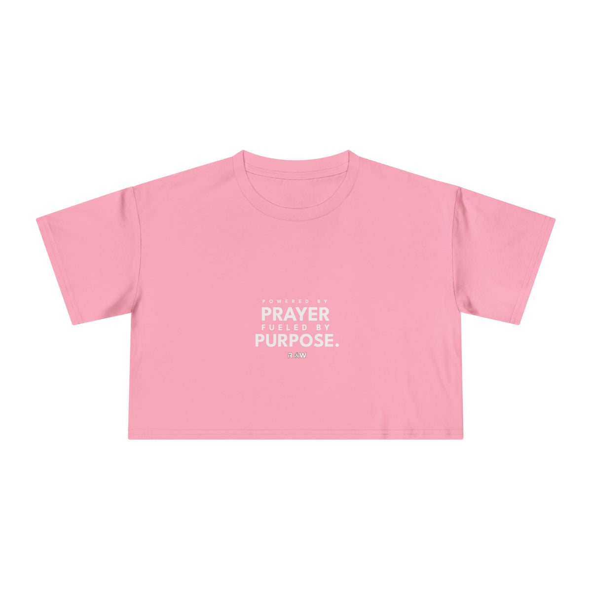 Powered by Prayer - Crop Tee