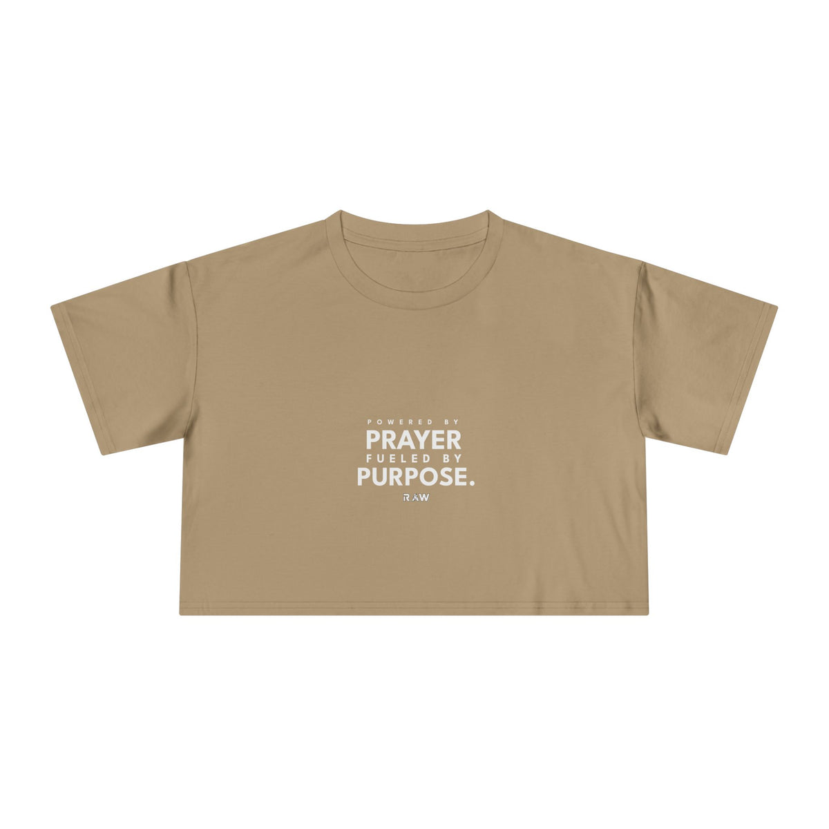 Powered by Prayer - Crop Tee