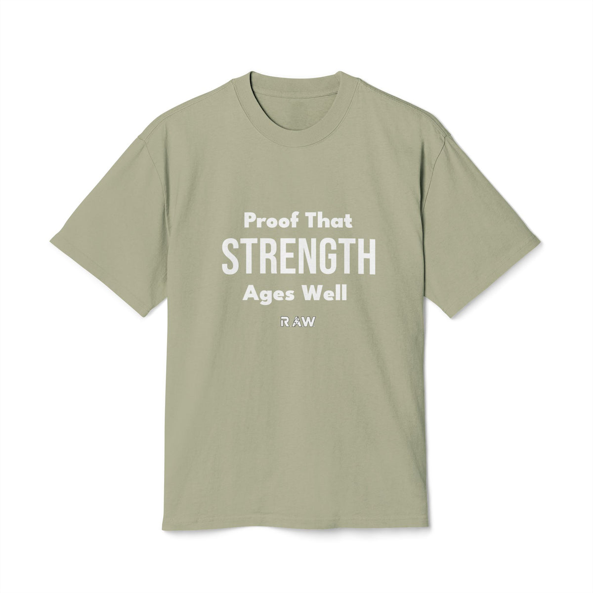 Proof That Strength Ages Well Unisex Heavy Faded Tee