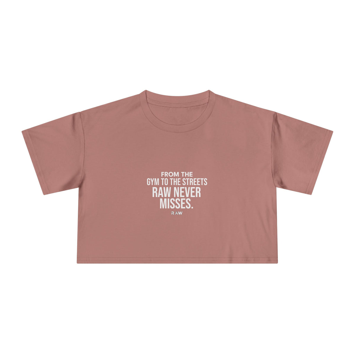 RAW Never Misses - Crop Tee
