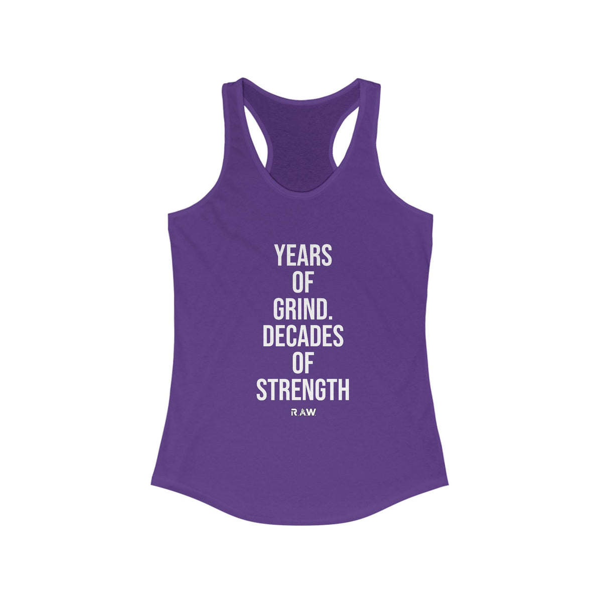 Years of Grind, Decades of Strength Tank