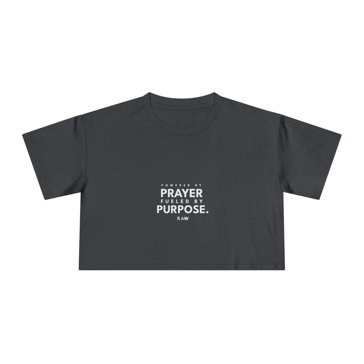 Powered by Prayer - Crop Tee