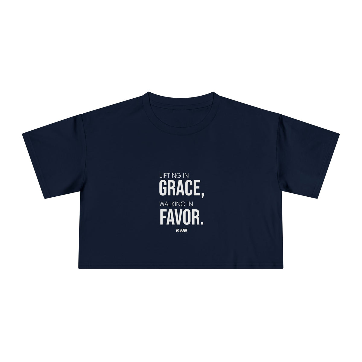 Lifting In Grace - Crop Tee