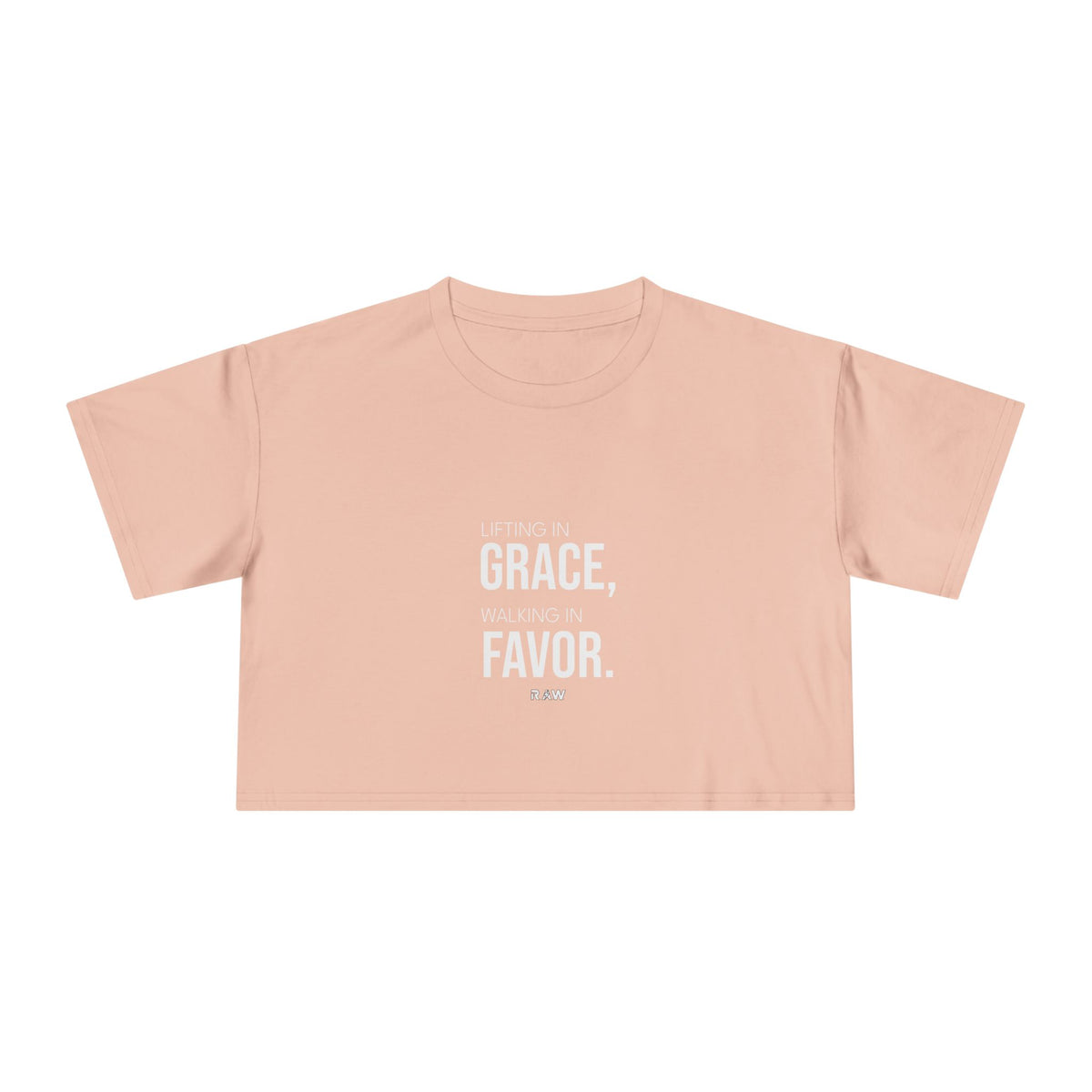 Lifting In Grace - Crop Tee