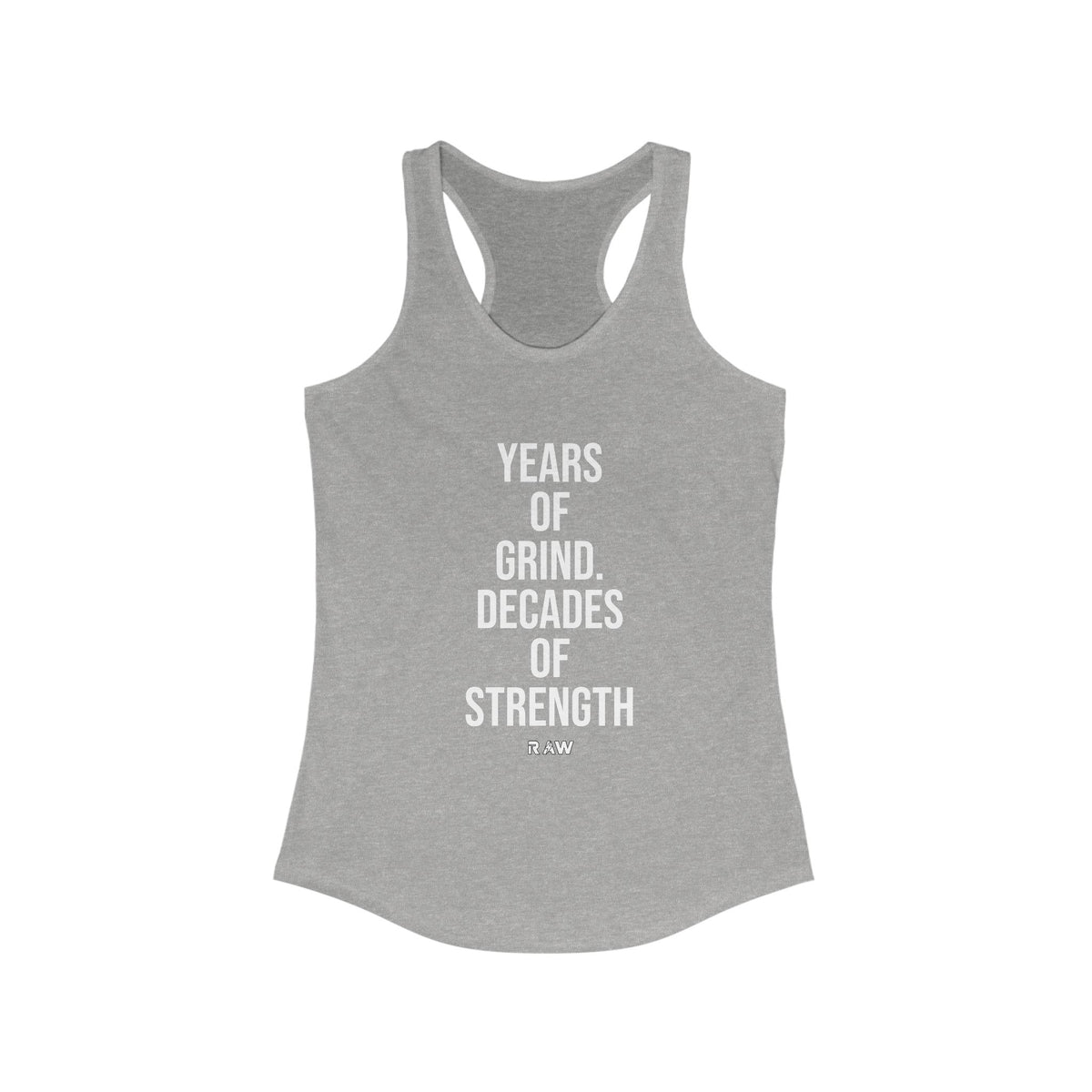 Years of Grind, Decades of Strength Tank