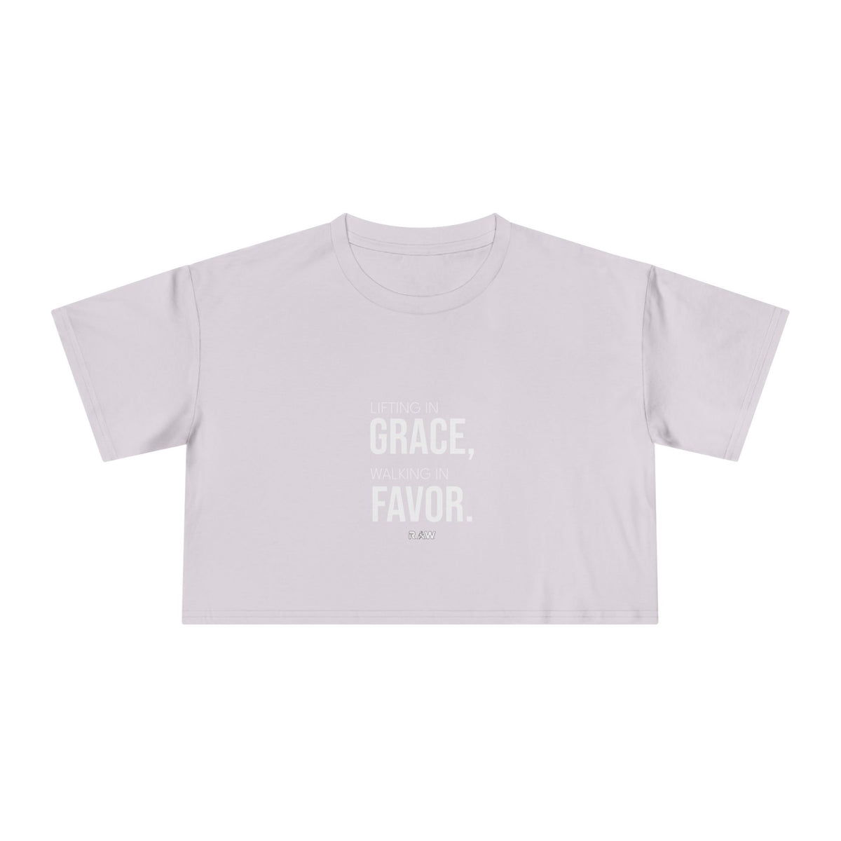 Lifting In Grace - Crop Tee