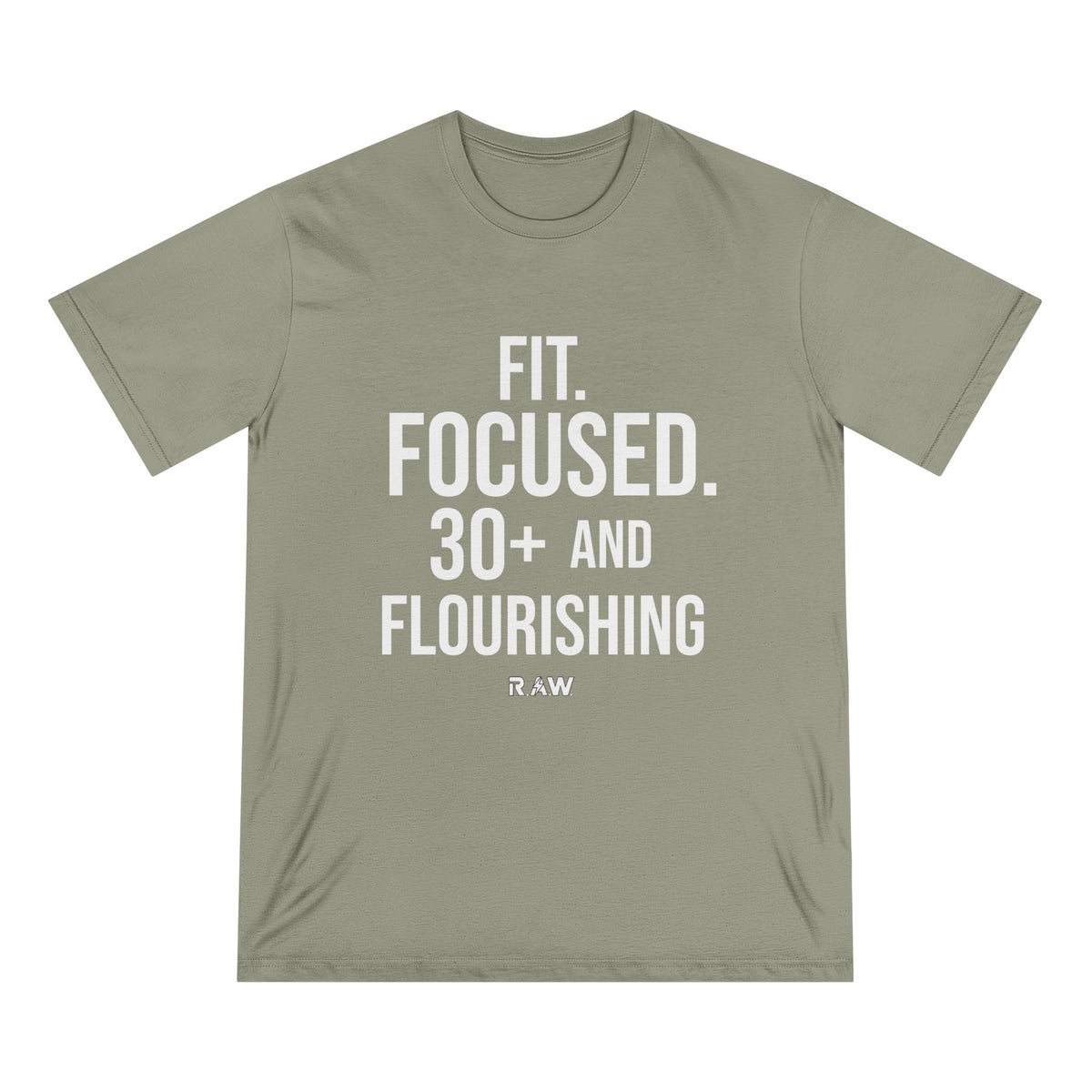 Fit, Focused & Flourishing at 30+ Organic Staple Tee