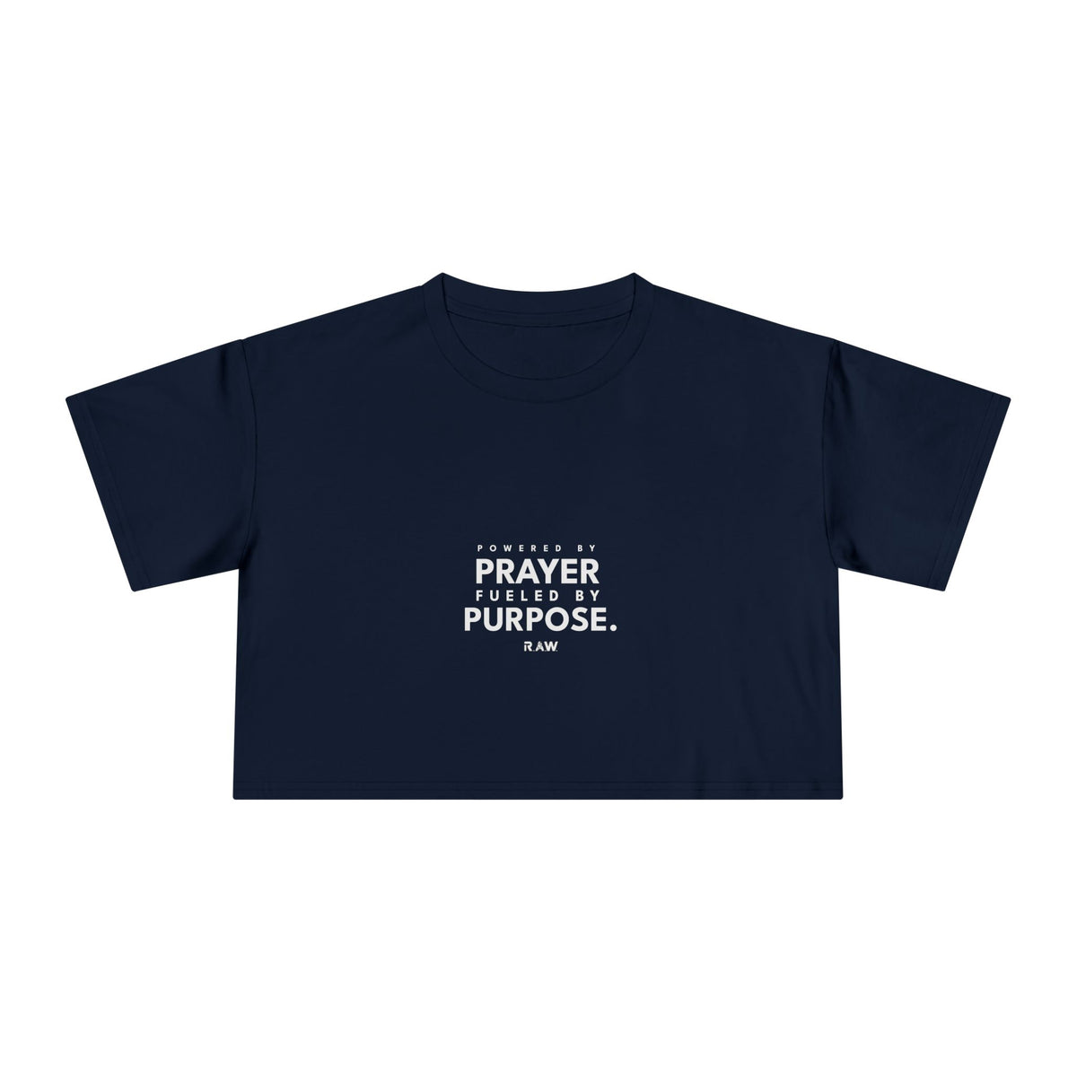Powered by Prayer - Crop Tee
