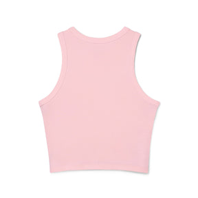 No Waist, All Attitude. Women's Micro Rib Racer Tank Top